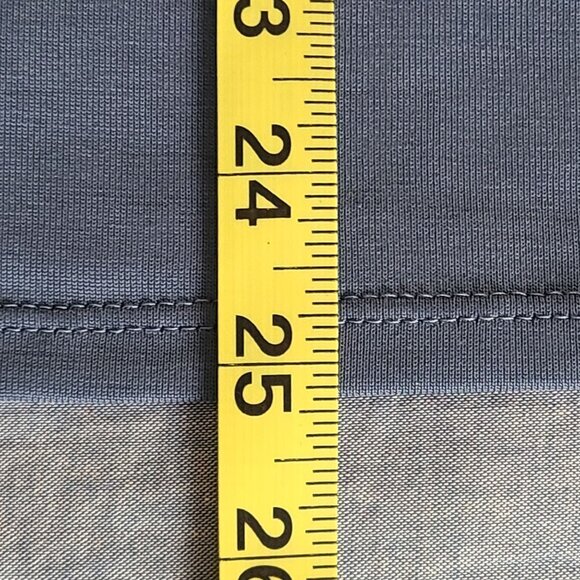 Chicos Women's Size L Blue Dolman Sleeve V-Neck Top Modal Poly Blend Size 2 - Picture 8 of 8